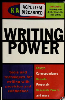 Writing power BY White - Scanned Pdf with Ocr